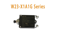 1पोल 7.5A पैनल माउंट थर्मल सर्किट ब्रेकर के साथ पुश पुल एक्ट्यूएटर W23-X1A1G-7.5