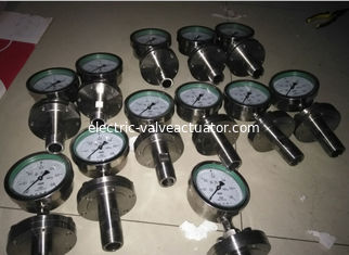 Stainless steel corrosion proof diaphragm pressure gauge flang type YTP -100F