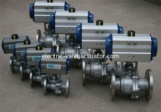 गेंद वाल्व वाल्व बिजली Actuator पर / GT सीरीज और एल्यूमीनियम मिश्र धातु सिलेंडर ब्लॉक