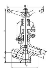 अच्छी कीमत तन्य कास्ट आयरन इलेक्ट्रिक वाल्व Actuator, स्टॉप मान J61Y-32 ऑनलाइन