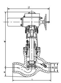 अच्छी कीमत ग्रे कास्ट आयरन इलेक्ट्रिक वाल्व actuator, चेक मूल्य J61Y-32 ऑनलाइन
