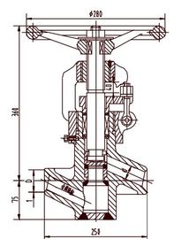 अच्छी कीमत Actuator के कार्बन इस्पात इलेक्ट्रिक वाल्व, ग्लोब वाल्व J61Y DN40 ~ DN50 ऑनलाइन