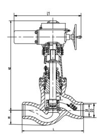अच्छी कीमत क्रोम मोलिब्डेनम Vanadium स्टील इलेक्ट्रिक वाल्व actuator, बंद करो मूल्य J61Y-32 ऑनलाइन