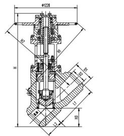 अच्छी कीमत क्रोमियम निकल इस्पात इलेक्ट्रिक वाल्व actuator, बंद करो मूल्य J65Y-32 DN300 DN350 ऑनलाइन
