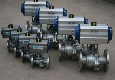 गेंद वाल्व वाल्व बिजली Actuator पर / GT सीरीज और एल्यूमीनियम मिश्र धातु सिलेंडर ब्लॉक