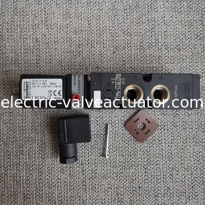 Burkert 6519 श्रृंखला पायलट संचालित वायवीय सोलेनोइड वाल्व 137423