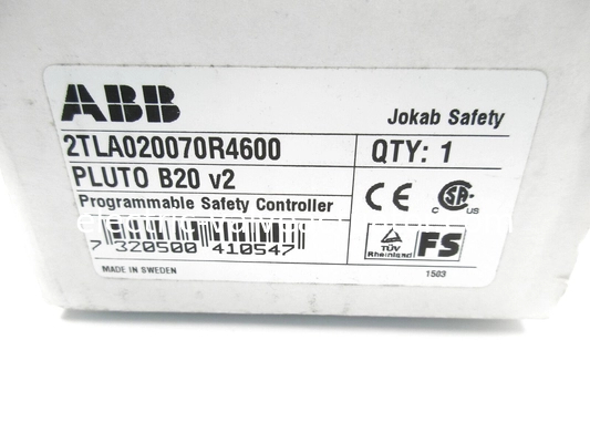 अच्छी कीमत ABB 2TLA020070R4600 Programmable Safety Controller StatusBus 24 V DC Failsafe 16 1.5A ऑनलाइन