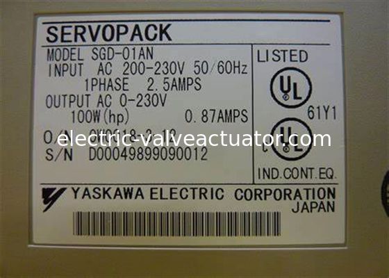 अच्छी कीमत Yaskawa SGD-01AN AC Servo Drives Servopack 100 WATT 1PHASE OUTPUT 0-230 VAC ऑनलाइन