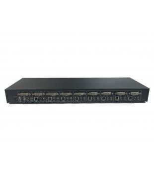अच्छी कीमत ऑडियो DC814D के साथ USB DC12V 8 पोर्ट बी फीमेल DVI KVM स्विच ऑनलाइन